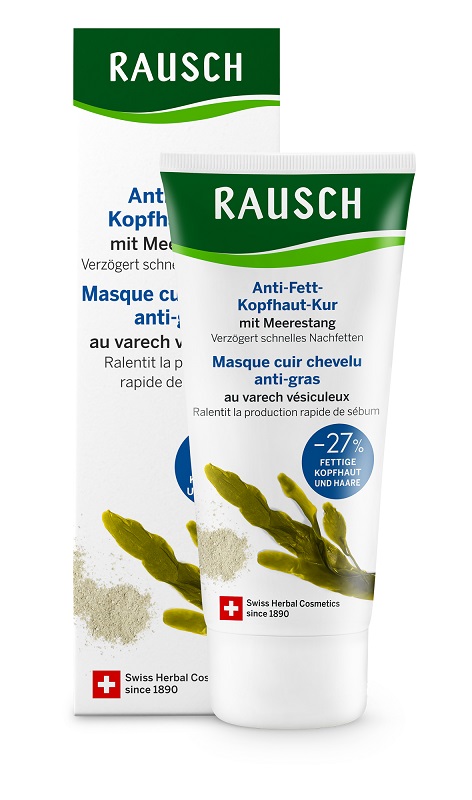 RAUSCH MASCHERA ANTISEBO PER CUOIO CAPELLUTO ALLA QUERCIA MARINA 100 ML - Farmacia De Pasquale
