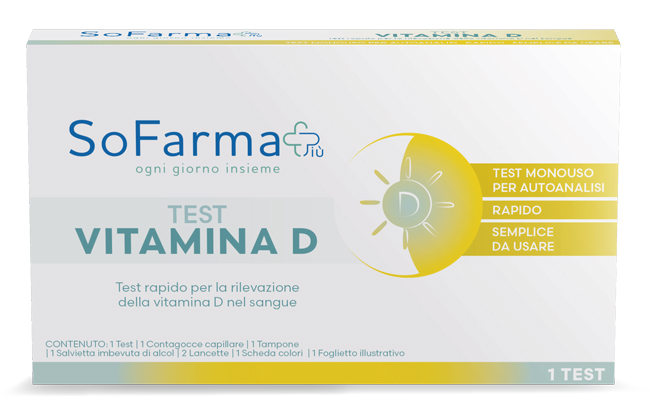 TEST AUTODIAGNOSTICO VITAMINA D 1 PEZZO SOFARMAPIU' - Farmacia De Pasquale