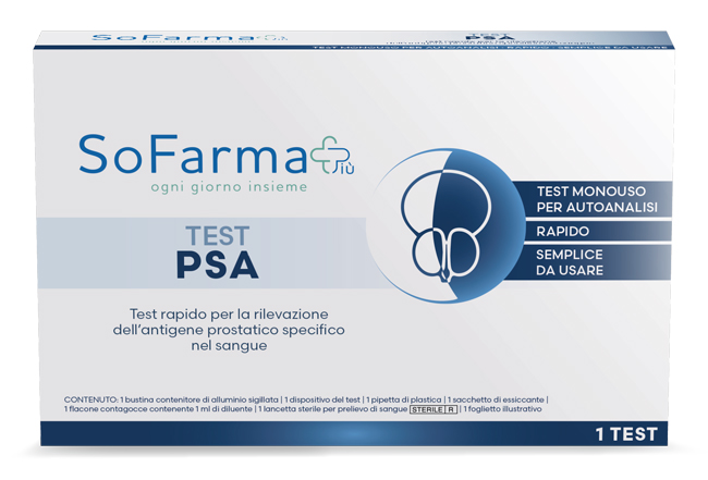 TEST AUTODIAGNOSTICO PSA SOFARMAPIU' - Farmacia De Pasquale
