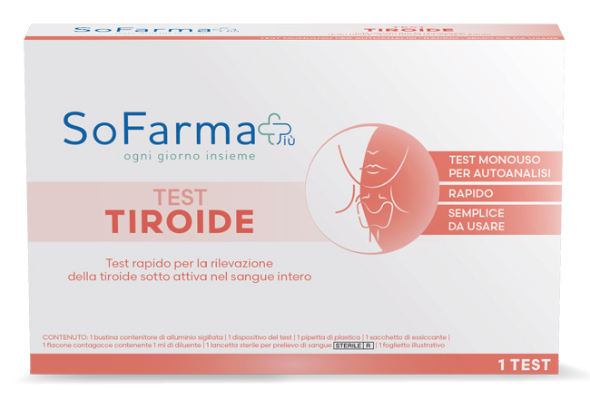 TEST AUTODIAGNOSTICO TIROIDE SOFARMAPIU' - Farmacia De Pasquale