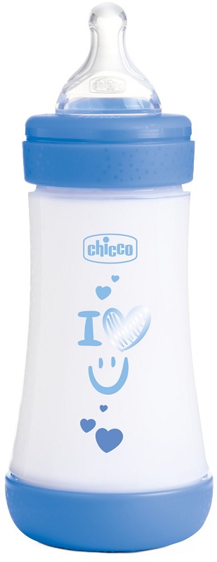 CHICCO BIBERON P5 240ML MED SILICONE BOY - Farmacia De Pasquale