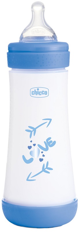 CHICCO BIBERON P5 300ML FAST SILICONE BOY - Farmacia De Pasquale