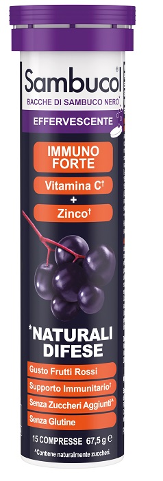 SAMBUCOL EFFERVESCENTE 15 COMPRESSE - Farmacia De Pasquale