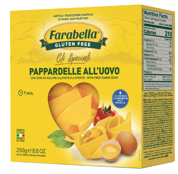 FARABELLA PAPPARDELLE ALL'UOVO 250 G - Farmacia De Pasquale