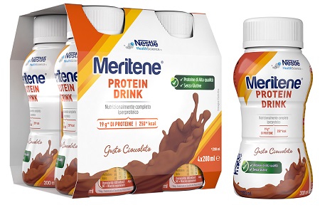 MERITENE DRINK CIOCCOLATO 4 PEZZI DA 200 ML - Farmacia De Pasquale