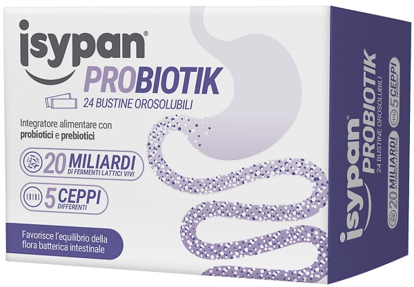 ISYPAN PROBIOTIK 24 BUSTINE OROSOLUBILI 1 G - Farmacia De Pasquale