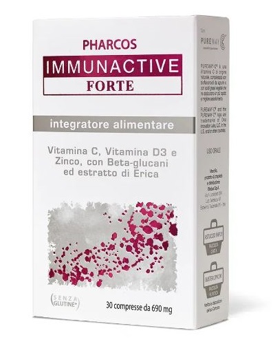IMMUNACTIVE FORTE PHARCOS 30 COMPRESSE - Farmacia De Pasquale
