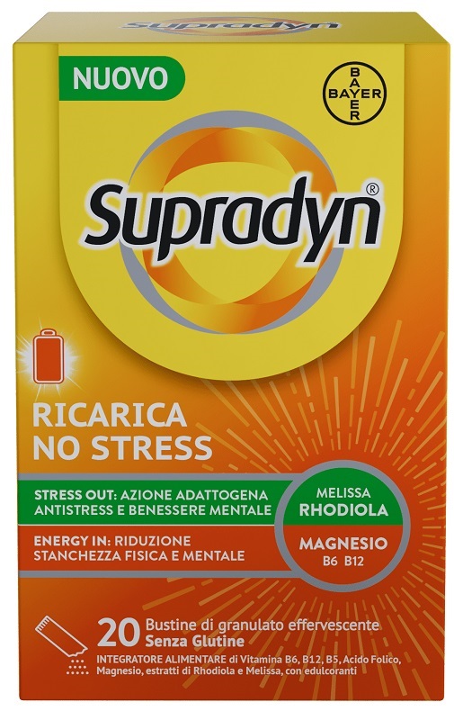 SUPRADYN RICARICA NO STRESS 20 BUSTINE - Farmacia De Pasquale