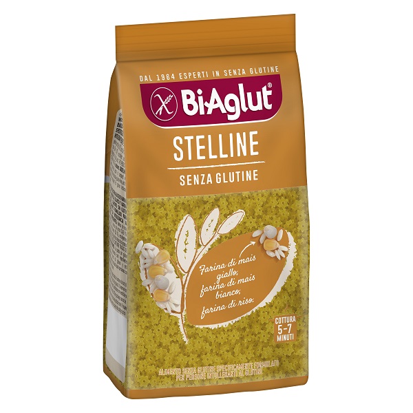 BIAGLUT PASTA SENZA GLUTINE STELLINE 250 G - Farmacia De Pasquale