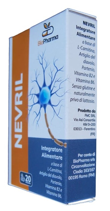 NEVRIL 20 COMPRESSE SENZA GLUTINE NATURALMENTE PRIVO DI LATTOSIO - Farmacia De Pasquale