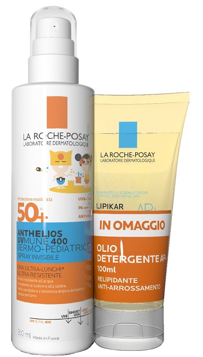 ANTHELIOS SPRAY UVMUNE DERMOPED 200 ML + OLIO 100 ML - Farmacia De Pasquale
