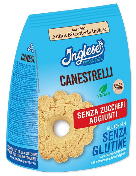 INGLESE BISCOTTI CANESTRELLI SENZA ZUCCHERI AGGIUNTI 200 G - Farmacia De Pasquale