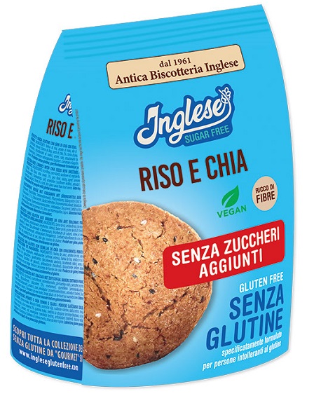INGLESE BISCOTTI GRISO E CHIA SENZA ZUCCHERI AGGIUNTI 200 G - Farmacia De Pasquale