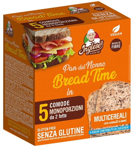 INGLESE BREAD TIME MULTICEREALI 2 PEZZI DA 125 G - Farmacia De Pasquale