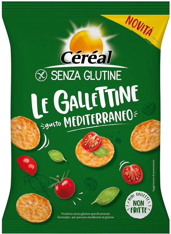 CEREAL SENZA GLUTINE GALLETTINE GUSTO MEDITERRANEO 70 G - Farmacia De Pasquale