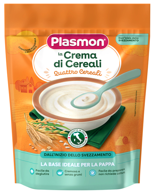 PLASMON CEREALI CREMA AI 4 CEREALI 200 G - Farmacia De Pasquale