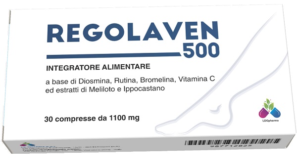 REGOLAVEN 500 30 COMPRESSE DA 110 MG - Farmacia De Pasquale