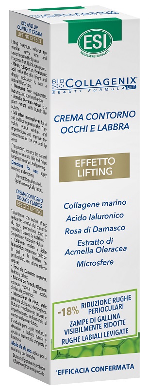 ESI BIOCOLLAGENIX CREMA CONTORNO OCCHI LABBRA EFFETTO LIFTING 15 ML - Farmacia De Pasquale