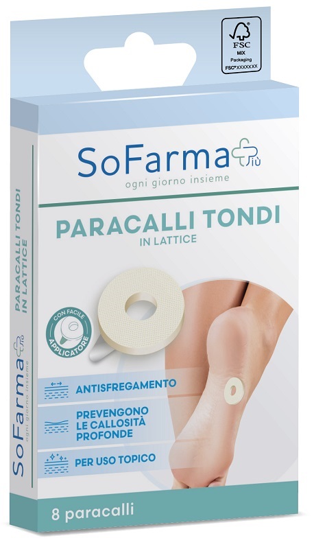 CEROTTO PARACALLO TONDO 8 PEZZI SOFARMAPIU' - Farmacia De Pasquale