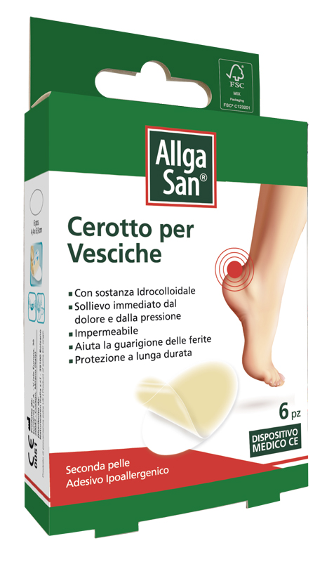 CEROTTO VESCICHE ALLGASAN 6 PEZZI - Farmacia De Pasquale