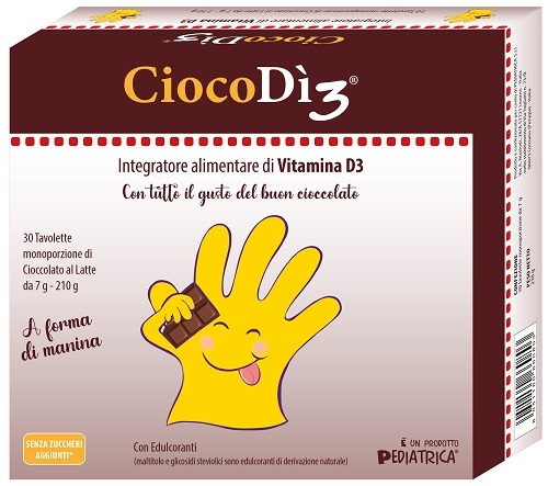 CIOCODI3 30 TAVOLETTE DI CIOCCOLATO - Farmacia De Pasquale