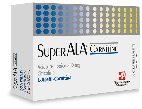 SUPERALA CARNITINE 30 COMPRESSE - Farmacia De Pasquale