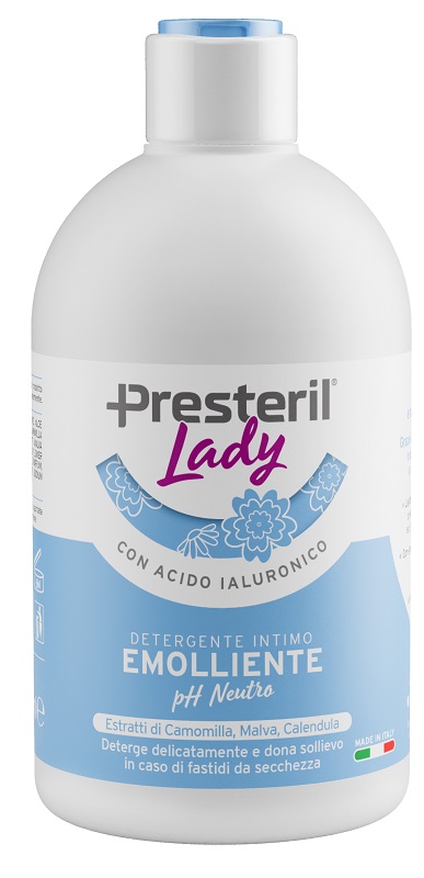 LADY PRESTERIL DETERGENTE INTIMO EMOLLIENTE/PH NEUTRO 250 M L - Farmacia De Pasquale