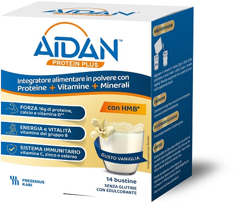 AIDAN PROTEIN PLUS VANIGLIA 14 BUSTINE - Farmacia De Pasquale
