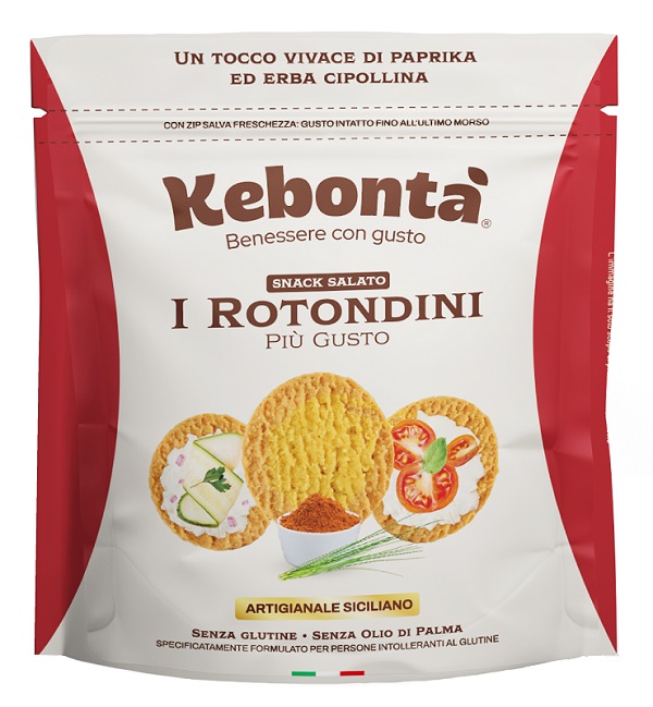 KEBONTA' I ROTONDINI SNACK SALATO PIU' GUSTO 150 G + 30 G IN OMAGGIO - Farmacia De Pasquale