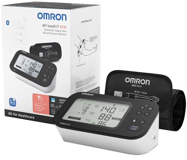 SFIGMOMANOMETRO DA BRACCIO OMRON M7 INTELLI AFIB - Farmacia De Pasquale
