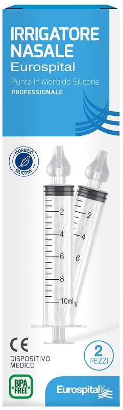 IRRIGATORE NASALE EUROSPITAL 2 PEZZI - Farmacia De Pasquale