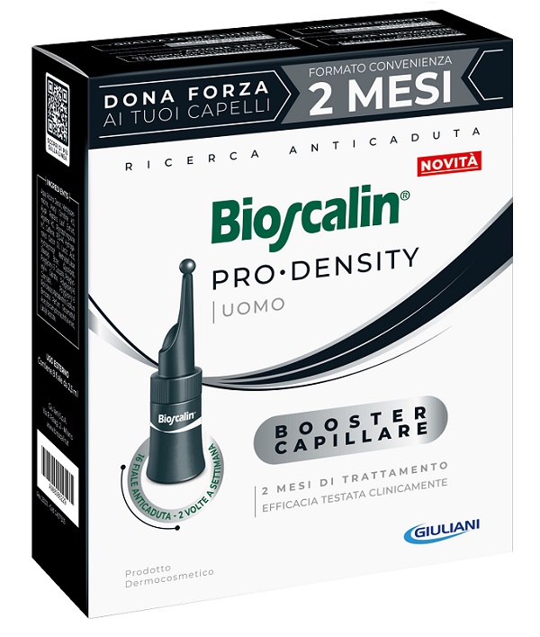 BIOSCALIN PRO DENSITY UOMO BOOSTER CAPILLARE 16 FIALE X 2,5ML - Farmacia De Pasquale