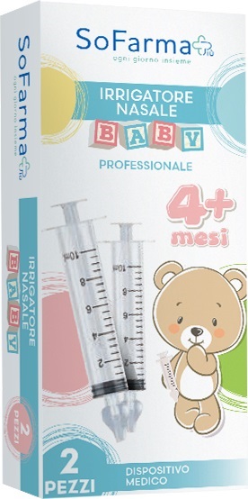 IRRIGATORE NASALE BABY 2 PEZZI SOFARMAPIU' - Farmacia De Pasquale