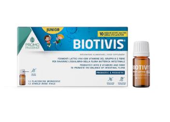 BIOTIVIS JUNIOR 10MLD 12 FLACONCINI DA 8 ML - Farmacia De Pasquale