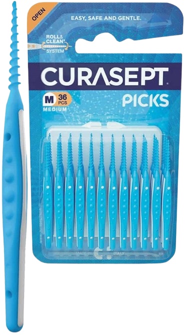 CURASEPT PICKS MEDIUM 36 PEZZI - Farmacia De Pasquale