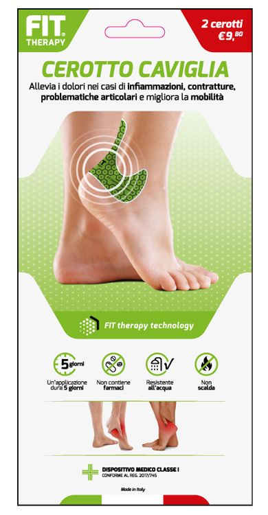 FIT THERAPY CEROTTO CAVIGLIA 2 PEZZI - Farmacia De Pasquale