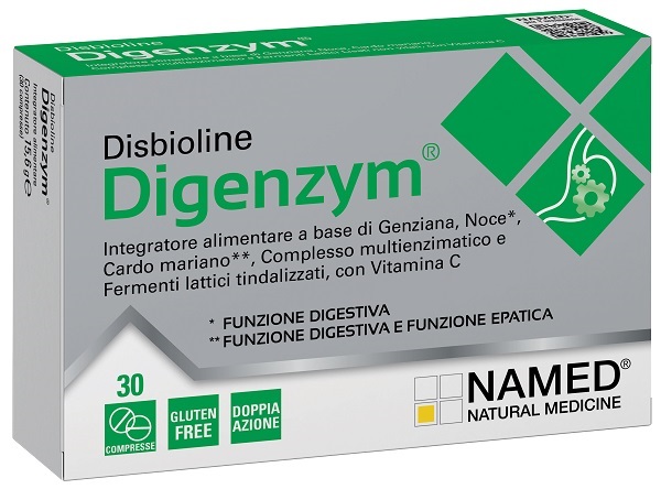 DISBIOLINE DIGENZYM AB 30 COMPRESSE - Farmacia De Pasquale