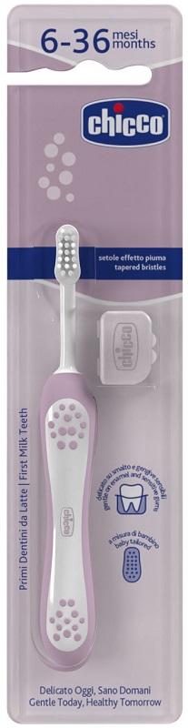 CHICCO SPAZZOLINO 6 MESI+ ROSA - Farmacia De Pasquale