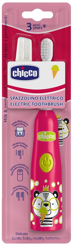 CHICCO SPAZZOLINO ELETTRICO PANDA ROSA - Farmacia De Pasquale