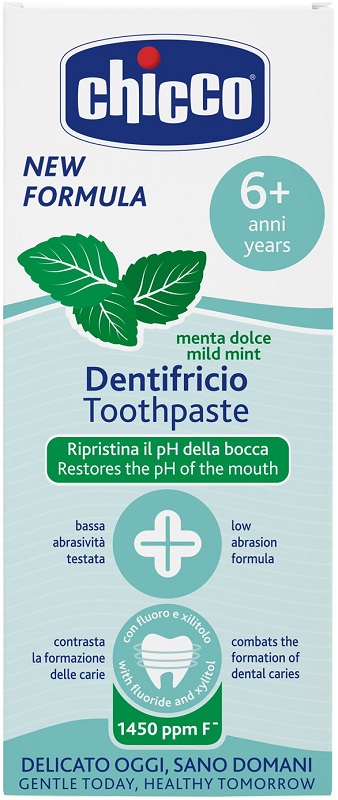 CHICCO DENTIFRICIO 6 ANNI+ MENTA DOLCE 50 ML - Farmacia De Pasquale