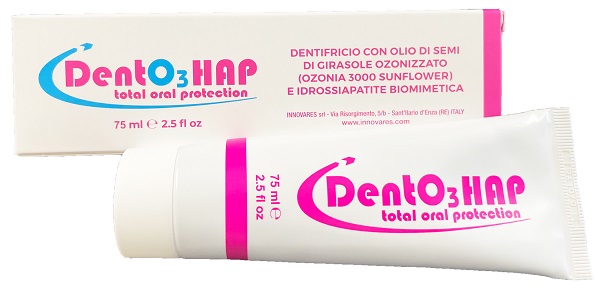 DENTO3 HAP DENTIFRICIO OZONO E IDROSSIAPATITE 75 ML - Farmacia De Pasquale