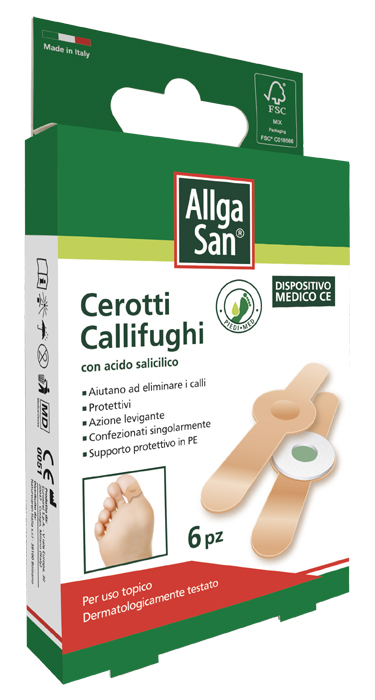 CEROTTO CALLIFUGO ALLGASAN 6 PEZZI - Farmacia De Pasquale