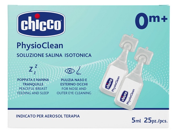 SOLUZIONE SALINA ISOTONICA PHYSIOCLEAN 25 PEZZI DA 5 ML - Farmacia De Pasquale