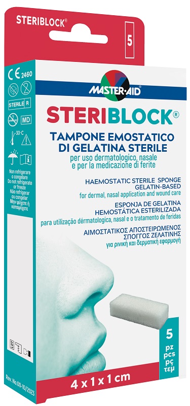 MASTER-AID STERIBLOCK TAMPONE EMOSTATICO - Farmacia De Pasquale