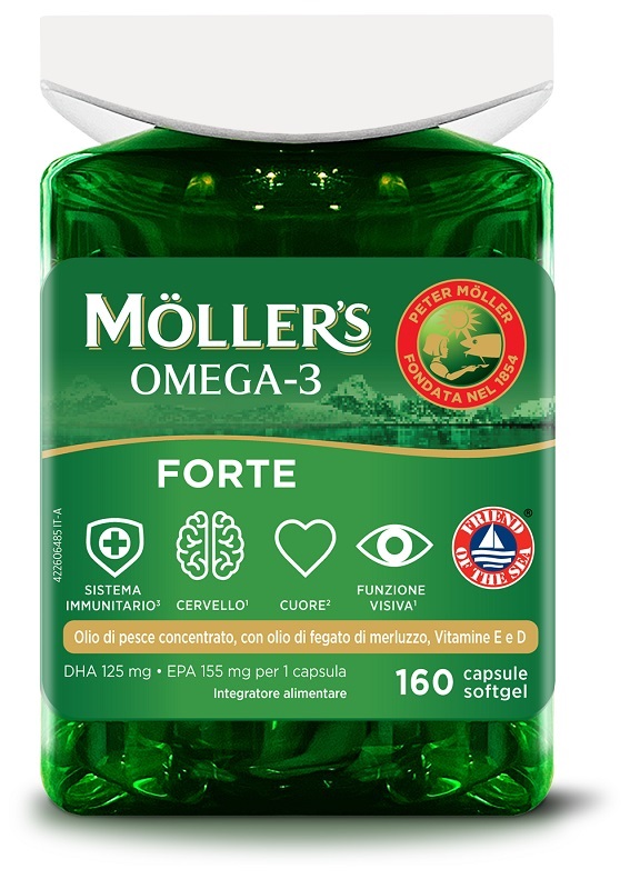 MOLLER'S OMEGA 3 FORTE 160 CAPSULE - Farmacia De Pasquale