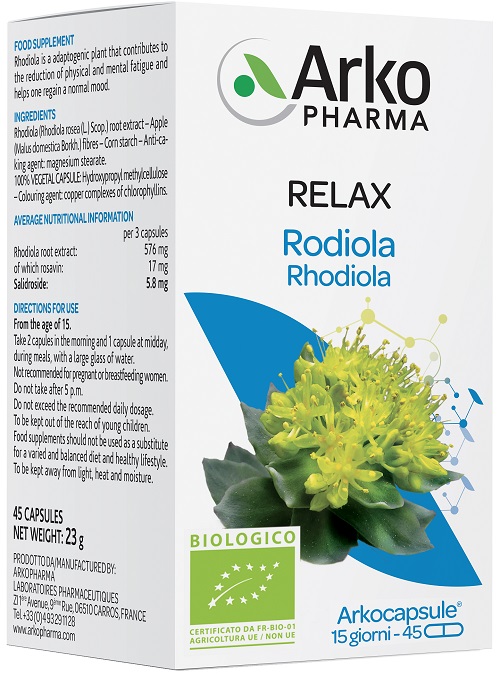 ARKOCAPSULE RODIOLA BIO 45 CAPSULE - Farmacia De Pasquale