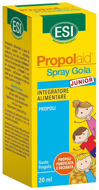 ESI PROPOLAID SPRAY GOLA JUNIOR 20 ML - Farmacia De Pasquale