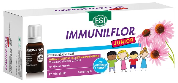 ESI IMMUNILFLOR MINI DRINK JUNIOR 12 MINI DRINK - Farmacia De Pasquale