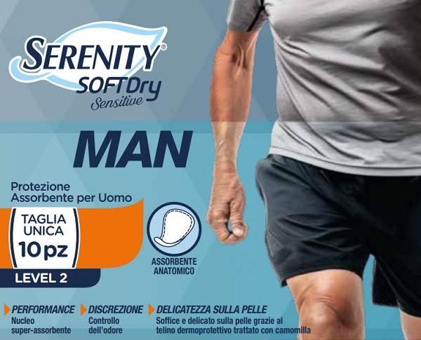 PANNOLINO SERENITY MAN SENSITIVE LEVEL 2 10 PEZZI - Farmacia De Pasquale