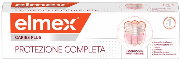 ELMEX DENTIFRICIO CARIES PLUS PROTEZIONE COMPLETA 75 ML - Farmacia De Pasquale